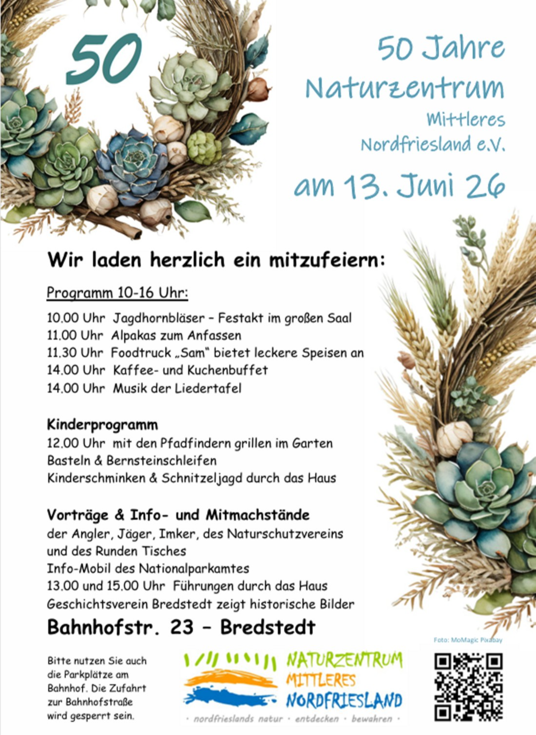 50 Jahre  Naturzentrum Mittleres Nordfriesland